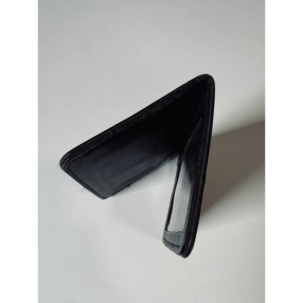 Celine Wallet Triomphe Monogram Leather ID & Card Holder Brown